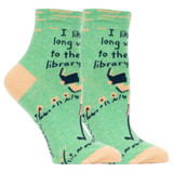 Long Walks Library Ankle Socks for Women