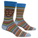 Men's I Left The Seat Up For You Crew Novelty Socks