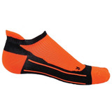 Fleet Compression Sports Footies - Neon Orange