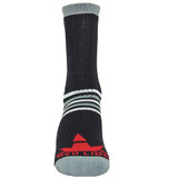 Prime Numbers Crew Sports Socks - (Single Sock) Black #7