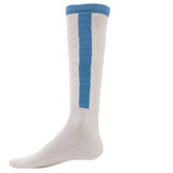 Diamond Knee High Sports Socks - Light Blue