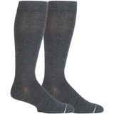 Solid Colored Knee-High Compression Socks - Grey Heather