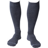 Solid Colored Knee-High Compression Socks - Grey Heather