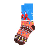 Men's Oops Santa Crew Novelty Socks