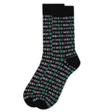 Men's Leprechaun My Lucky Socks Clover Shamrock Novelty Crew Socks Pack