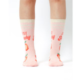 Just Peachy Crew Socks for Women