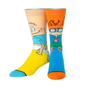 Men's The Rugrats Tommy & Chuckie Crew Novelty Socks
