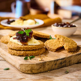 Savoury Stem Ginger Oatmeal Biscuits