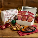 Snowman Christmas Treat Tin