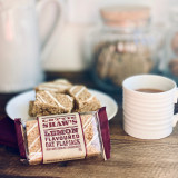 lemon flavoured oat flapjack
