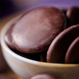dark choc orange buttons