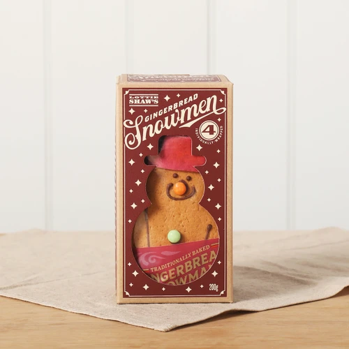 Gingerbread Snowmen Gift Box of 4