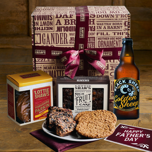 Father's Day Beer, Biscuits and Cake Hamper