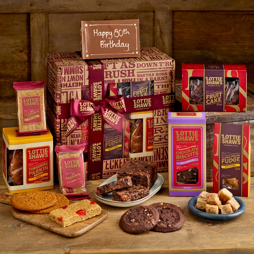 80th Birthday Luxury Treats Hamper