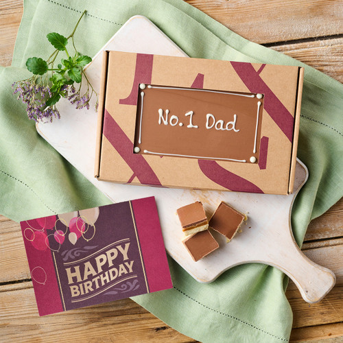 Hand Piped No.1 Dad Millionaire's Shortbread