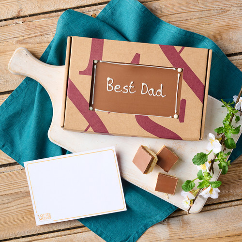 Hand Piped Best Dad Millionaire's Shortbread