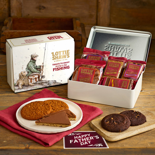 Fishing Tin Of Baked Treats