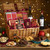 Christmas Large Basket Hamper with Wine