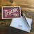 Hand Piped Thank You Millionaire's Shortbread