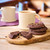triple choc biscuits with mugs of tea