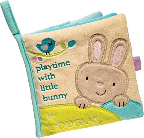 Douglas Baby Bunny Soft Plush Activity Book