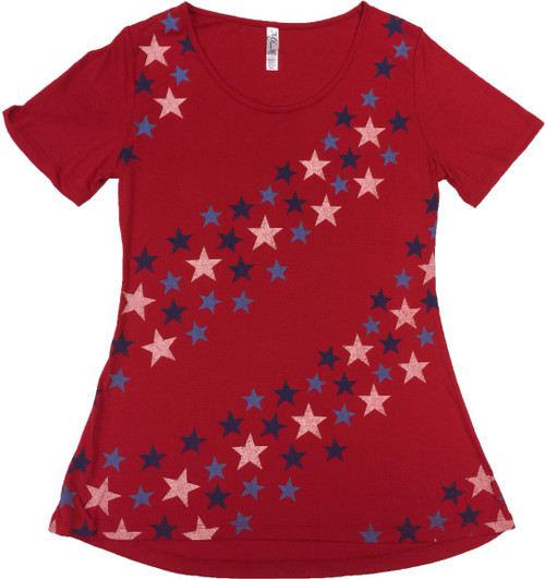 Mac & Belle Stars and Stripe Tunic Top