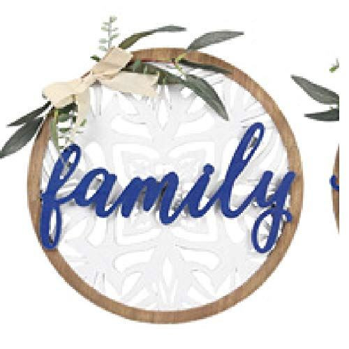 Young's Wooden Cutout Family Sign