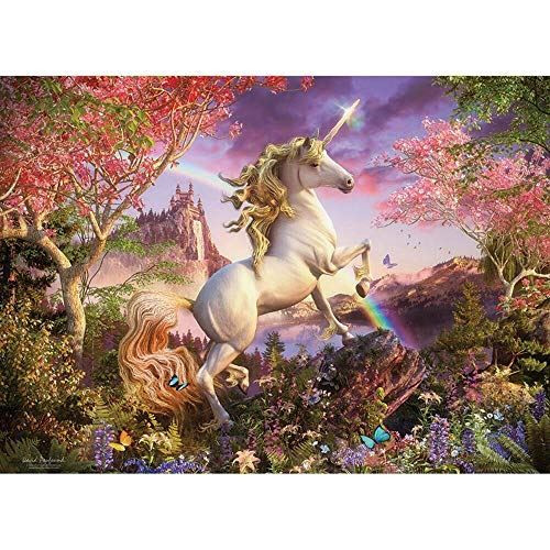 Cobblehill CBL80232 Puzzle, Unicorn in the woods