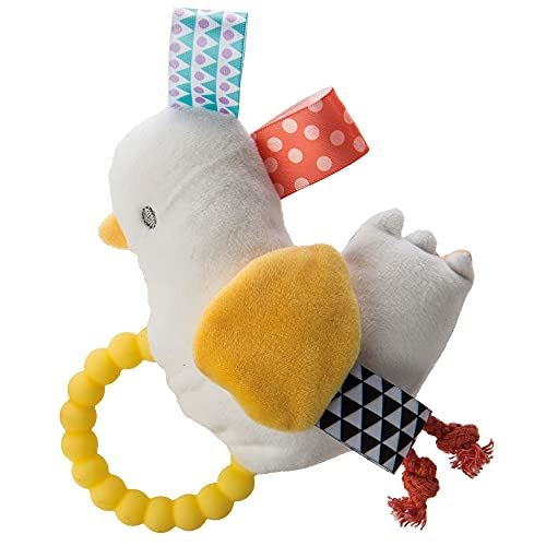 Taggies ,Mary Meyer, Baby ,Original, Shake ,& ,Teethe ,Baby ,Teether Bird Rattle Plus Toy