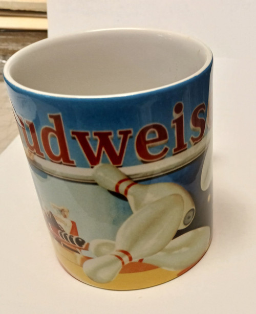 Licensed Anheuser Bush Bowling Mug