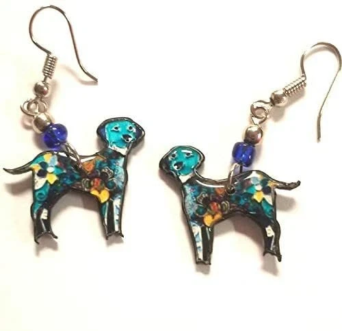 Acrylic Dog Earring