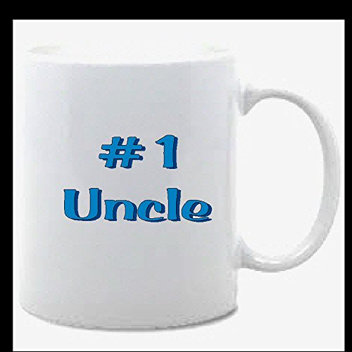 #1 Uncle Coffee Mug by The Painted Giraffe