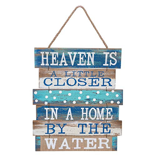 Beachcombers Heaven Closer 6 Slat Sign
