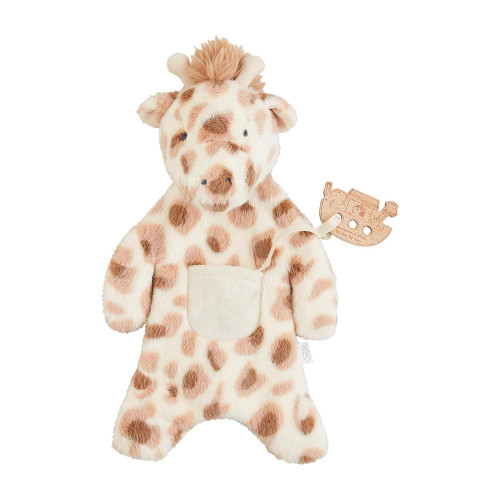 Mud Pie Kids Giraffe Noahs Ark Cuddler; 15" X 8 1/2".