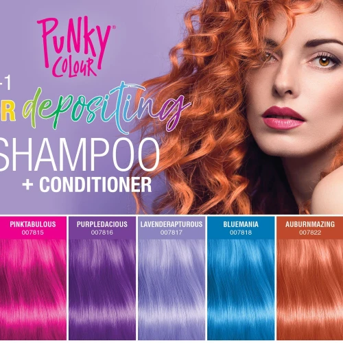 Punky Colour 3 in 1 Color depositing Shampoo & Conditioner