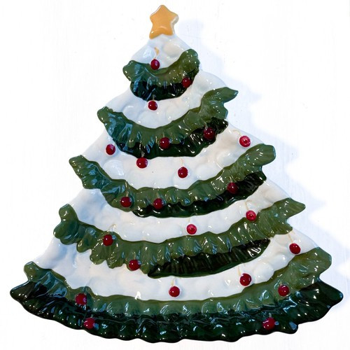 Park Design Christmas Tree plate by Teresa Kogut