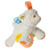 Taggies Teether Baby Rattle Soft Toy, 5-Inches, Sherbet Lamb,