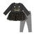 Mud Pie Cat mesh tunic and Leggings Size 3 T