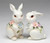 Cosmos Bunny Salt and Pepper Ceramic set