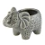 47th & Main Animal Planter/Pot, Medium, Gray Elephant