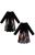 A walk in the park Black Long Sleeve Leaves Jacket