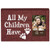 PRINZ All My Children Have Paws Wood Plaque with Photo Opening, 4 by 6-Inch