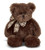 Bearington Bosco Chocolate Brown Plush Stuffed Animal Teddy Bear, 16 inches