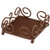 Thirstystone Square Scroll Brown Wrought Iron Coaster Holder