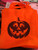 Orange Halloween trick or treat bag