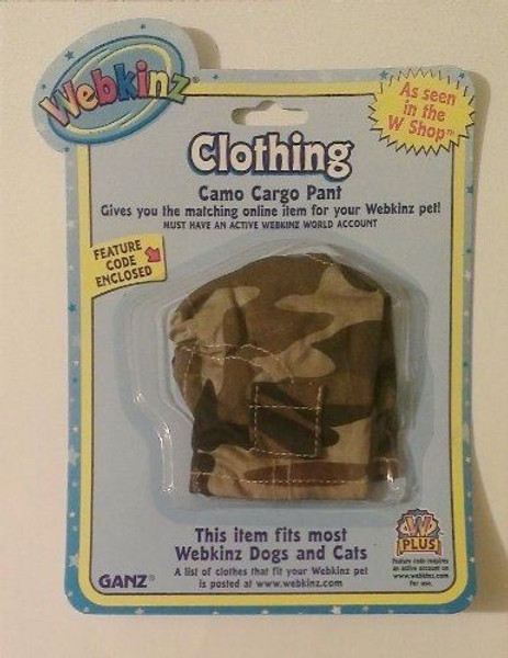 Webkinz Clothes - Camo Cargo Pant