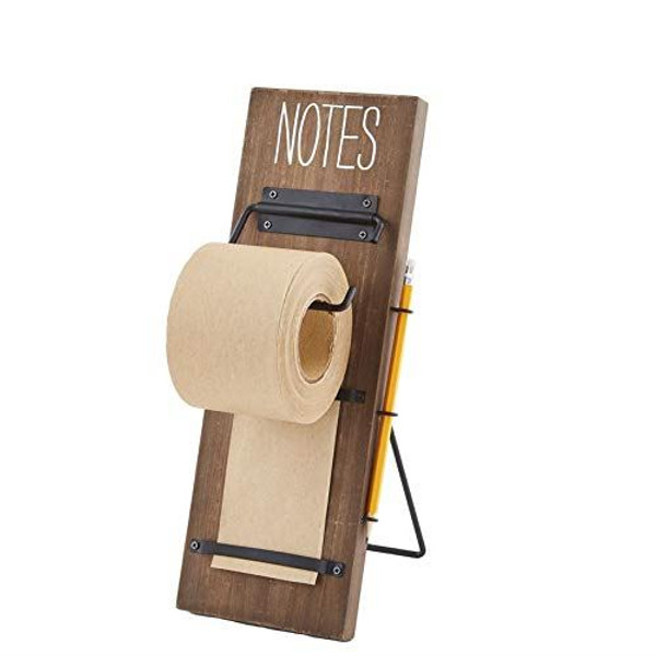 Mud Pie Bistro Note Roller, 14" x 5", Brown