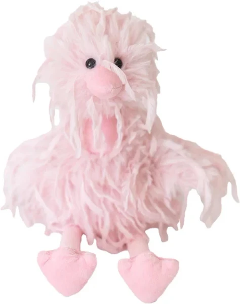 Beverly Hills Shimmers Feathers Pink Flamingo Ultra Plush, 11"