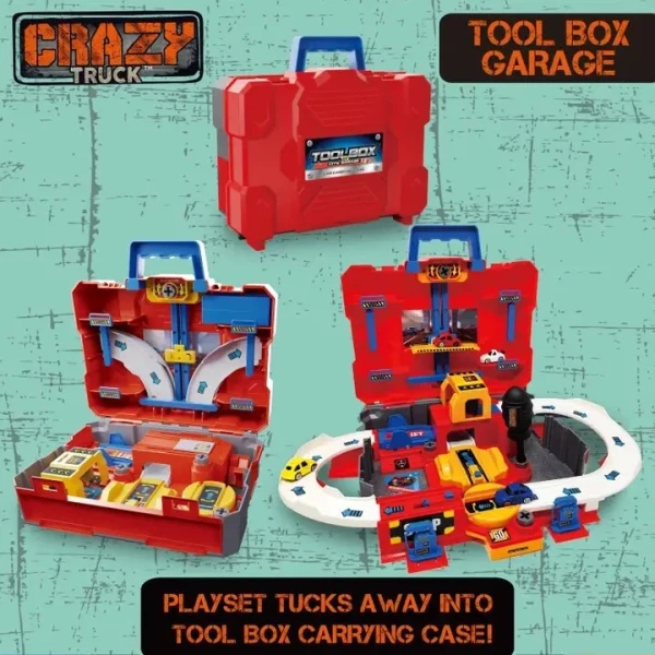 Thin Air Crazy Truck Red Tool Box Garage