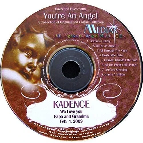 Your an angel personalized Music for baby